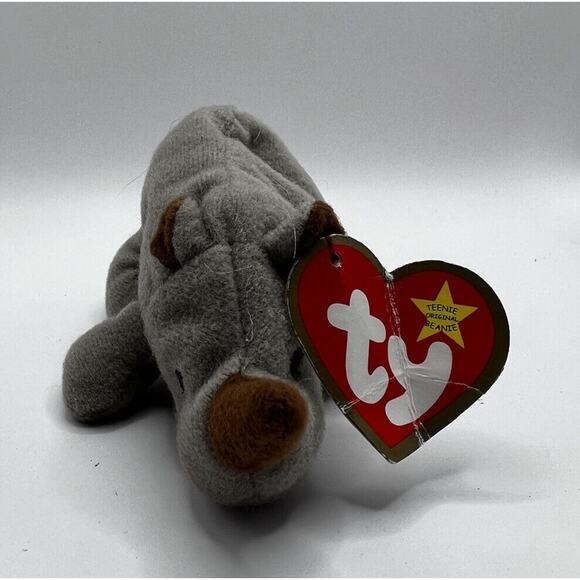 TY Beanie Baby Babies Plush Stuffed Animal Spike Rhinoceros Rhino 1999 - Picture 7 of 8